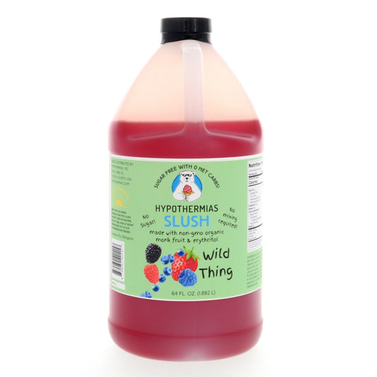 Hypothermias SUGAR FREE Slush | Monk Fruit | Wild Thing (Half Gallon)