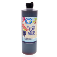 Hypothermias 100 percent pure cane sugar blackberry shaved ice or snow cone syrup 16 Fl Oz.