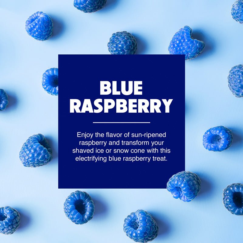 Description of Hypothermias Blue Raspberry Shaved Ice Syrup Concentrate