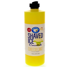 Hypothermias cheesecake shaved ice or snow cone flavor syrup concentrate 16 Fl Oz.