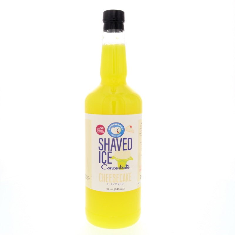 Hypothermias cheesecake shaved ice or snow cone flavor syrup concentrate 32 Fl Oz.