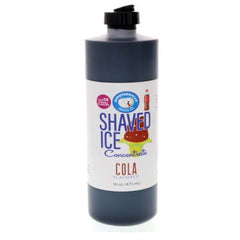 Hypothermias cola shaved ice or snow cone flavor syrup concentrate 16 Fl Oz.