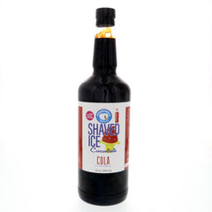Hypothermias cola shaved ice or snow cone flavor syrup concentrate 32 Fl Oz.