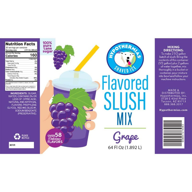 Grape Slush Concentrate - Hypothermias.com