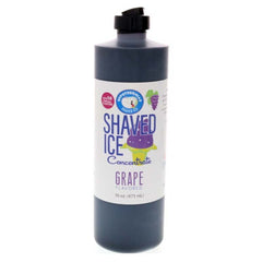 Hypothermias grape shaved ice or snow cone flavor syrup concentrate 16 Fl Oz.