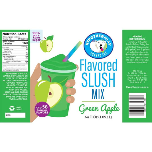 Green Apple Slush Concentrate - Hypothermias.com