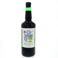 Hypothermias green apple shaved ice or snow cone flavor syrup concentrate 32 Fl Oz.