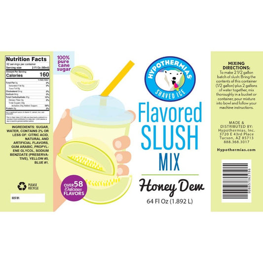 Honey Dew Slush Concentrate - Hypothermias.com