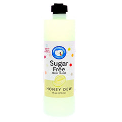 Hypothermias honey dew monk fruit sweetened keto friendly sugar free snow cone or shaved ice syrup 16 Fl Oz.