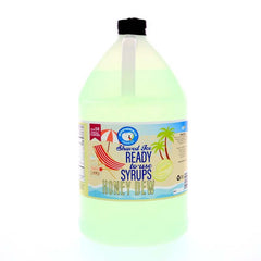 Hypothermias honey dew snow cone or shaved ice syrup pure cane sugar 128 Fl Oz.