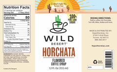 Horchata Coffee Syrup - Hypothermias.com