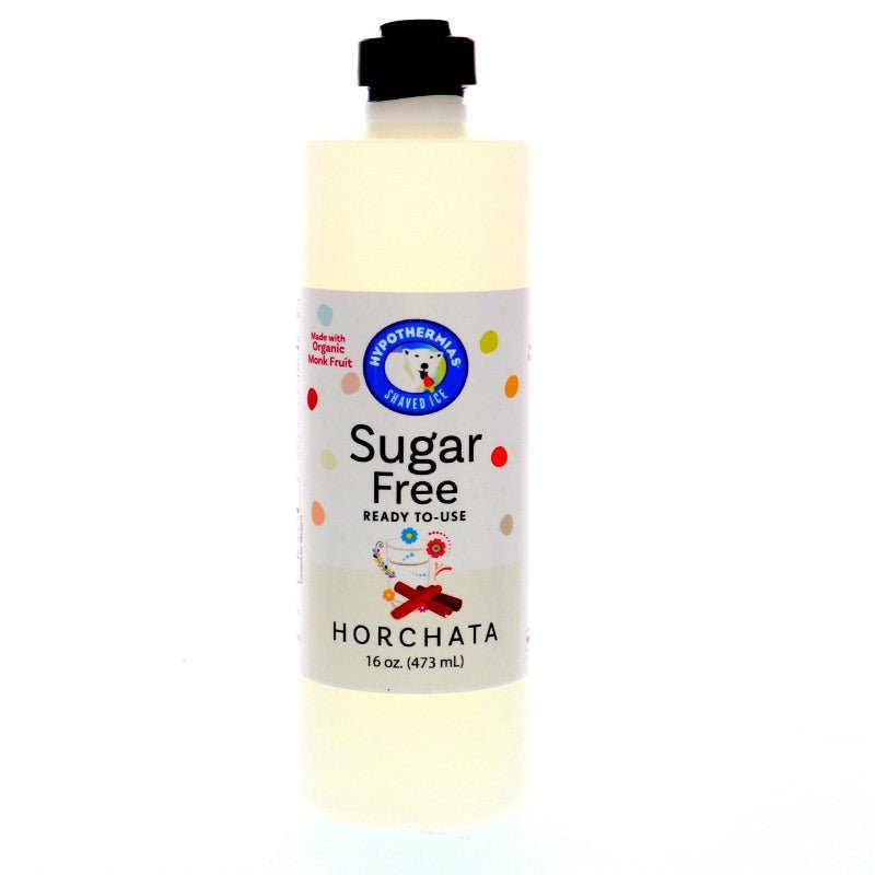 Hypothermias honey dew monk fruit sugar free sweetened snow cone or shaved ice syrup 16 Fl Oz.