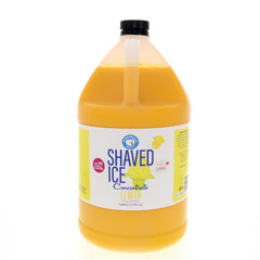 Hypothermias lemon shaved ice or snow cone flavor syrup concentrate 128 Fl Oz.