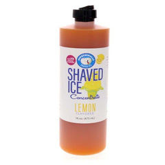 Hypothermias lemon shaved ice or snow cone flavor syrup concentrate 16 Fl Oz.