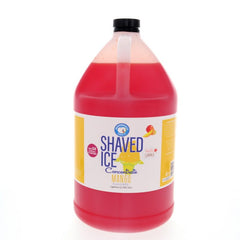 Hypothermias mango shaved ice or snow cone flavor syrup concentrate 128 Fl Oz.