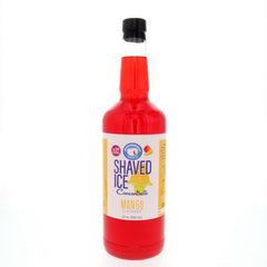 Hypothermias mango shaved ice or snow cone flavor syrup concentrate 32 Fl Oz.