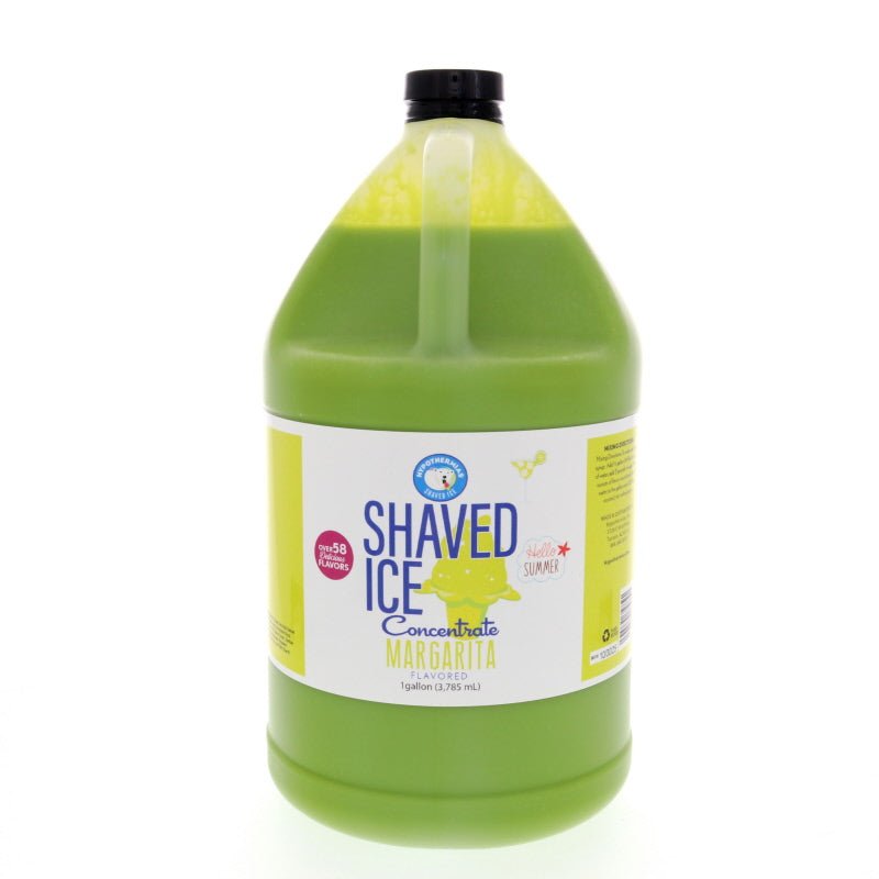 Hypothermias margarita shaved ice or snow cone flavor syrup concentrate 128 Fl Oz.