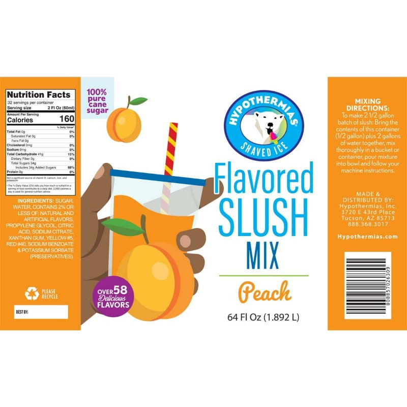 Peach Slush Concentrate - Hypothermias.com