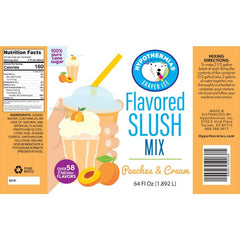 Peaches and Cream Slush Concentrate - Hypothermias.com