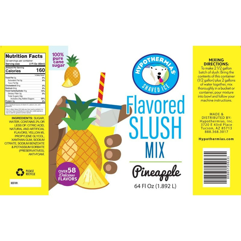 Pineapple Slush Concentrate - Hypothermias.com