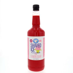 Hypothermias pink lemon sour shaved ice or snow cone flavor syrup concentrate 32 Fl Oz.