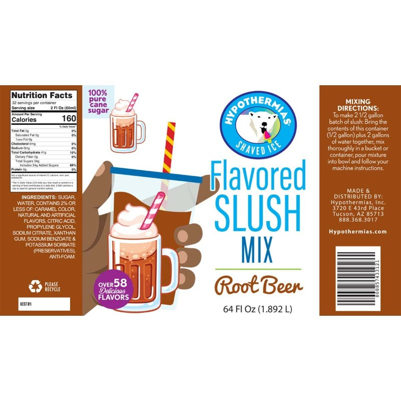 Root Beer Slush Concentrate - Hypothermias.com