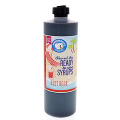 Hypothermias root beer pure cane sugar snow cone or shaved ice syrup 16 Fl Oz.