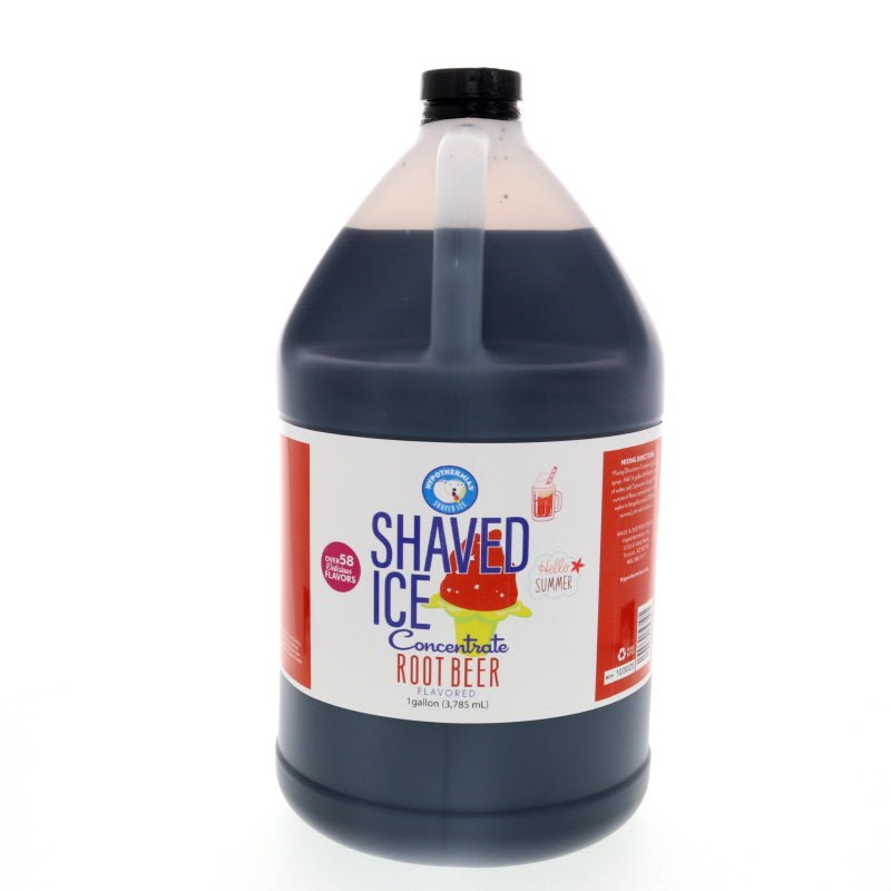 Hypothermias root beer shaved ice or snow cone flavor syrup concentrate 128 Fl Oz.
