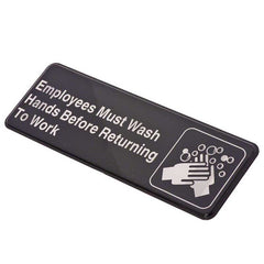 Sign-Employees Must Wash Hands Before Returning to Work - Hypothermias.com