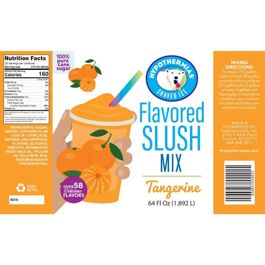 Tangerine Slush Concentrate - Hypothermias.com