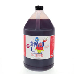 Hypothermias tigers blood shaved ice or snow cone flavor syrup concentrate 128 Fl Oz.