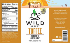 Toffee Coffee Syrup - Hypothermias.com