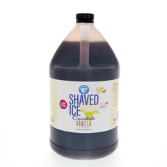 Hypothermias vanilla shaved ice or snow cone flavor syrup concentrate 128 Fl Oz.