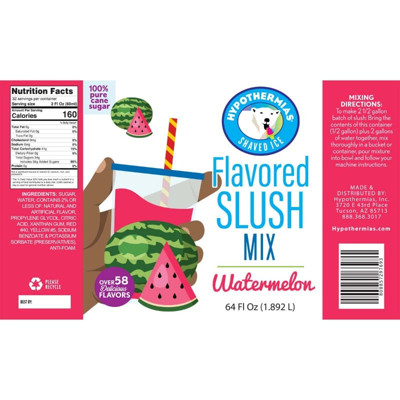 Watermelon Slush Concentrate - Hypothermias.com