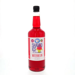 Hypothermias watermelon shaved ice or snow cone flavor syrup concentrate 32 Fl Oz.