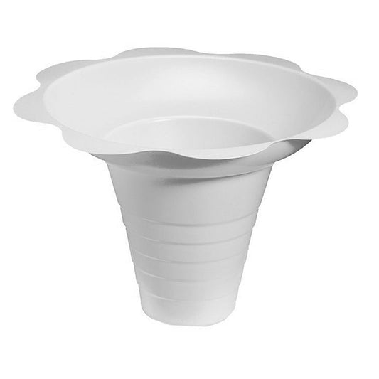 New solid white color biodegradable flower cups! - Hypothermias.com
