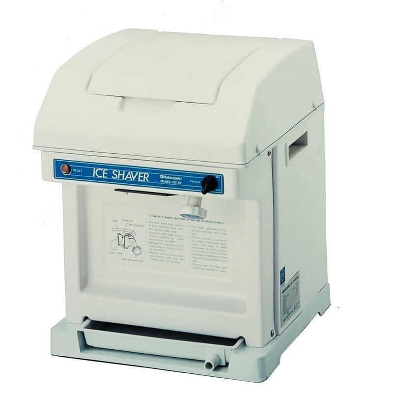 Hatsuyuki cube shaved ice machine or ice shaver.