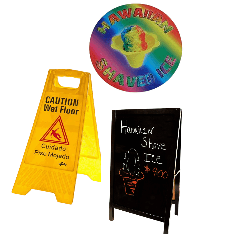 Shaved Ice Poster, Signs and Decals – Hypothermias.com