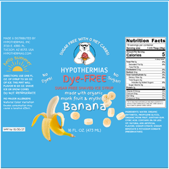 Banana Flavor – Dye-FREE Sugar-Free Ready-to-Use Snow Cone & Shaved Ice Syrup – 16 Fl oz