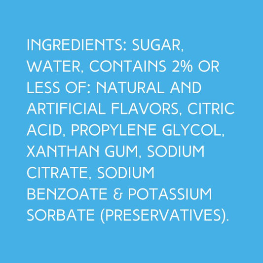 Banana Hypothermias Dye-FREE Shaved Ice & Snow Cone Syrup | 100% Pure Cane Sugar | Pint (16 fl. oz)