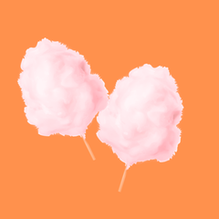 Pink Cotton Candy Snow Cone & Shaved Ice Syrup – Natural Flavor & Color – Pure Cane Sugar