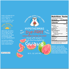 Guava – Dye-FREE Sugar-Free Ready-to-Use Snow Cone & Shaved Ice Syrup – 16 Fl oz
