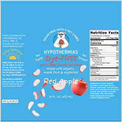 Red Apple – Dye-FREE Sugar-Free Ready-to-Use Snow Cone & Shaved Ice Syrup – 16 Fl oz
