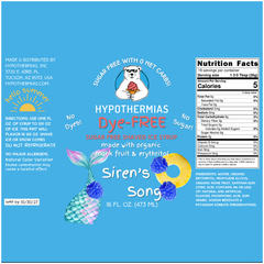 Siren's Song – Dye-FREE Sugar-Free Ready-to-Use Snow Cone & Shaved Ice Syrup – 16 Fl oz