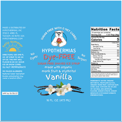 Vanilla – Dye-FREE Sugar-Free Ready-to-Use Snow Cone & Shaved Ice Syrup – 16 Fl oz