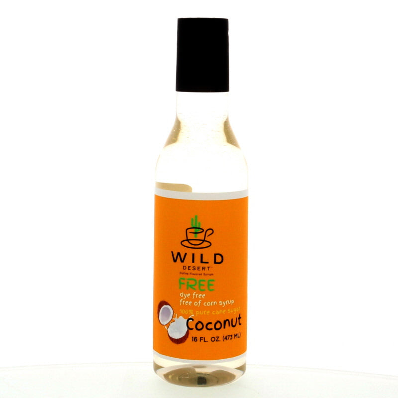 Wild Desert Dye-FREE Coffee Syrup | Coconut (12 fl. oz)