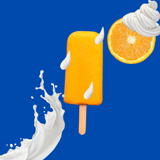 Dreamcicle - Dye-FREE Ready-to-Use Snow Cone & Shaved Ice Syrup - 100% Pure Cane Sugar