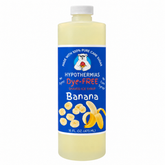 Hypothermias Banana Dye-Free Shaved Ice and Snow Cone Syrup - 16 oz