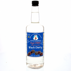 Black Cherry - Dye-FREE Ready-to-Use Snow Cone & Shaved Ice Syrup - 100% Pure Cane Sugar