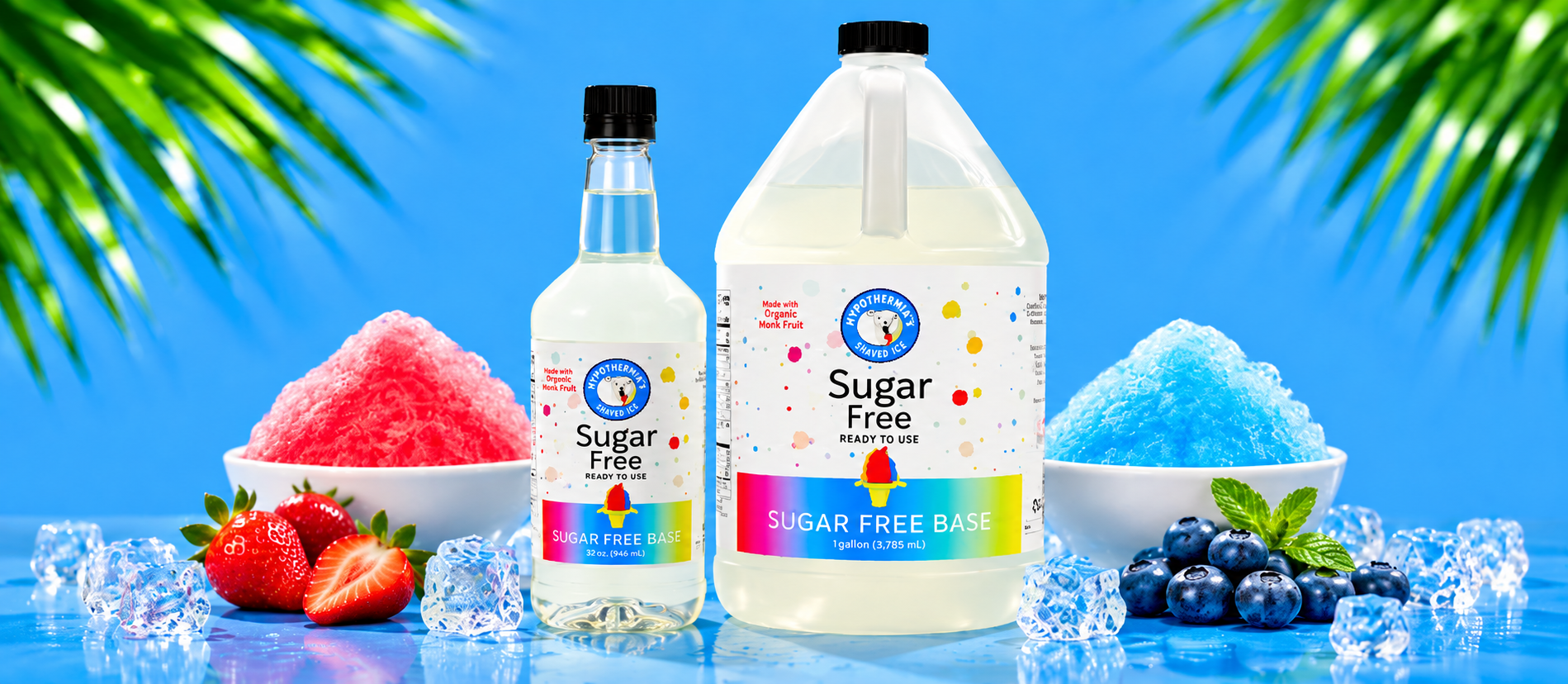 Hypothermias sugar-free base for shaved ice.